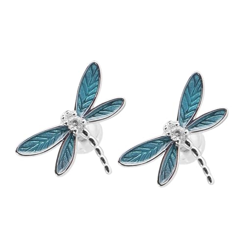 BESPORTBLE Libellenohrringe Damen Aus Silber Stilvolle Ohrstecker Für Frauen Hängende Ohrringe Mit Tiermotiven Charmanter Ohrschmuck Für Partys Und Besondere Anlässe von BESPORTBLE