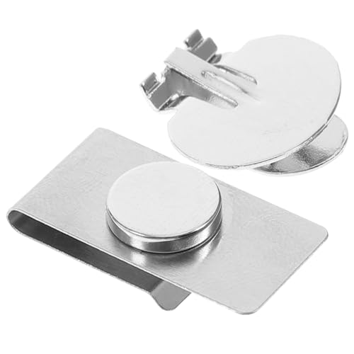 BESPORTBLE 1Paar Magnetische Krawattenclips Für Männer Unsichtbare Krawattenhalter Mit Automatischer Fixierung Silberfarbene Einfache Verwendung Für Verschiedene Hemdenstile von BESPORTBLE