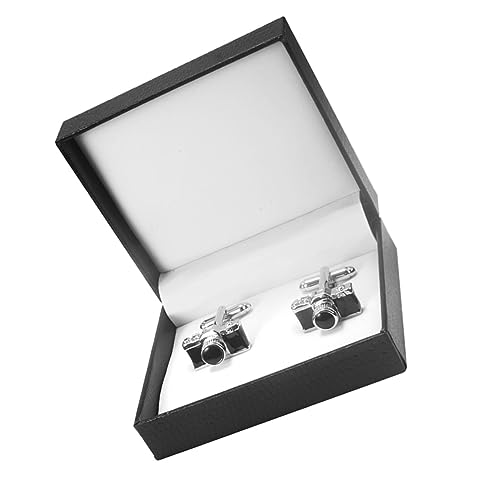 BESPORTBLE 1Paar Manschettenknöpfe Kameraform Für Herren Stilvolle Cufflinks Mit Hochwertiges Design Hochzeiten Formelle Anlässe Business Outfits von BESPORTBLE
