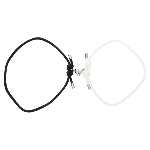 BESPORTBLE 1Paar Modisches Armband Handgewebtes Herz Armband Perfektes Valentinstag Für Frauen Männer von BESPORTBLE