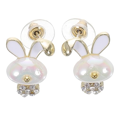 BESPORTBLE 1Paar Osterohrringe Stylische Hasenperlen Ohrstecker Trendiger Ohrschmuck Für Damen Perfektes BESPORTBLE 1Paar Osterohrringe Stylische Hasenperlen Ohrstecker Trendiger Ohrschmuck Für Damen Perfektes von BESPORTBLE