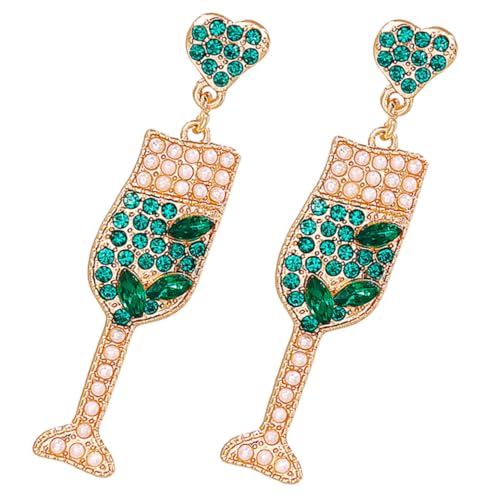 BESPORTBLE 1Paar Perlen Strassohrringe Für Frauen Vintage Wine Design Leichte Ohrstecker Für Weihnachten Valentinstag Besondere Anlässe BESPORTBLE 1Paar Perlen Strassohrringe Für Frauen Vintage Wine Design Leichte Ohrstecker Für Weihnachten Valentinstag Besondere Anlässe von BESPORTBLE