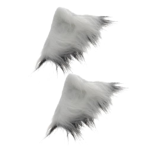 BESPORTBLE 1Paar Plüsch Tierohren Haarclips Flauschige Haarspangen Für Cosplay Und Fotografie Dekorative Haarnadeln Mit Süßem Tierdesign Schwarze Und Weiße Farbgebung von BESPORTBLE