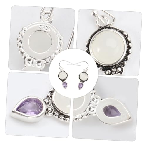 BESPORTBLE 1Paar Retro Mondstein Ohrringe Handgefertigte Ohrschmuck Kreative Übertriebene Designs für Partys Besondere Anlässe Perfektes BESPORTBLE 1Paar Retro Mondstein Ohrringe Handgefertigte Ohrschmuck Kreative Übertriebene Designs für Partys Besondere Anlässe Perfektes von BESPORTBLE