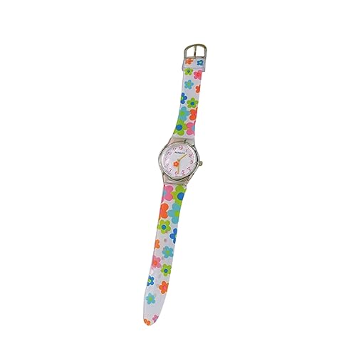 BESPORTBLE Kinderuhr Mit Blumenmotiv Silikonarmband Cartoon-Design Blumenuhr Für Junge Mädchen Kreatives Armbanduhr-Muster Langlebige Kinderuhr von BESPORTBLE