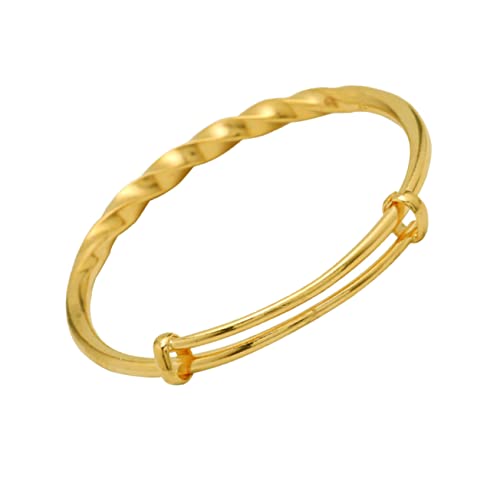 BESPORTBLE 1Pc Goldene Armband Frauen Mädchen Einstellbar Armband Mode Armreif Einstellbar Armreif von BESPORTBLE