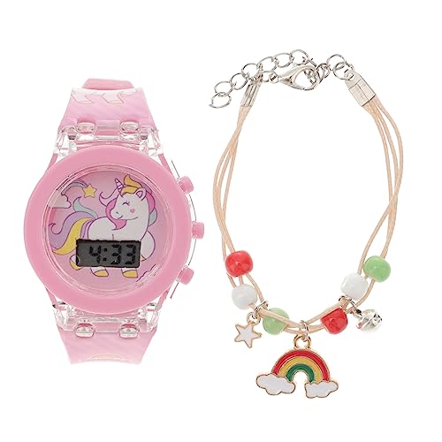 BESPORTBLE 1Satz Kinderuhr Design Leuchtende Digitale Armbanduhr für Jungen Anpassbares Armband für Zeitlernen für Jahre Alte von BESPORTBLE