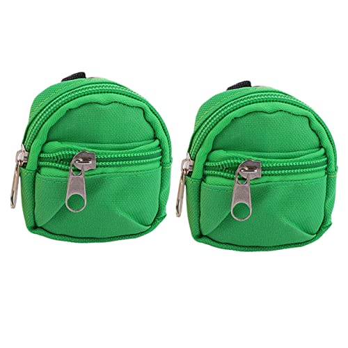 BESPORTBLE 1Satz Mini Rucksack Geldbörse Schlüsselanhänger Zipper Münzbeutel Pendants Design Praktische Kleine Taschen Für Wechselgeld Schlüssel Für Damen von BESPORTBLE