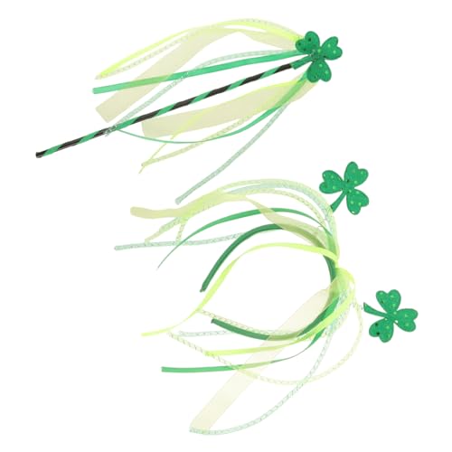 BESPORTBLE Kleeblatt Haarreif Set Für St Patrick's Day Kostümzubehör Mit Zauberstab Für Erwachsene Und Junge Mädchen Ergänzung Für Irische Festlichkeiten Bequemes Und BESPORTBLE Kleeblatt Haarreif Set Für St Patrick's Day Kostümzubehör Mit Zauberstab Für Erwachsene Und Junge Mädchen Ergänzung Für Irische Festlichkeiten Bequemes Und von BESPORTBLE