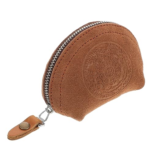 BESPORTBLE Lederbeutel Für Münzen Aufbewahrungstasche Für Münzen Tragbare Organizer-Tasche Für Schreibwaren Schmuck-Organizer-Tasche Zur Aufbewahrung Von Visitenkarten Und Kleinen Gegenstände von BESPORTBLE