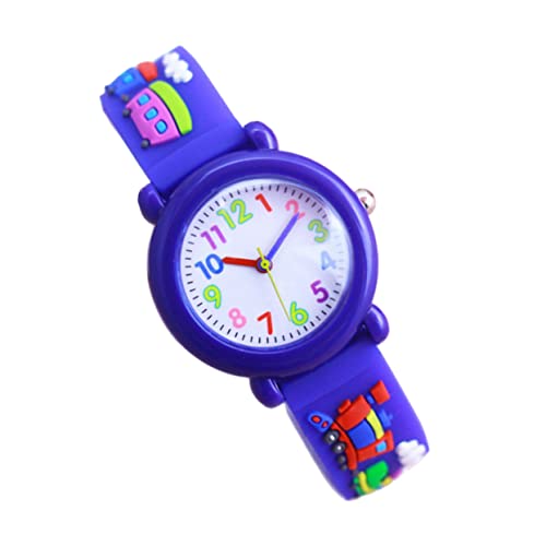 BESPORTBLE Junge Mädchen-silikon Armbanduhr Komfortable Kinderuhr Mit Präziser Zeitmessung Robust Und Praktisch Für Jungen Und Mädchen Stylisches Cartoon-Design Mit Kleinen Zügen von BESPORTBLE