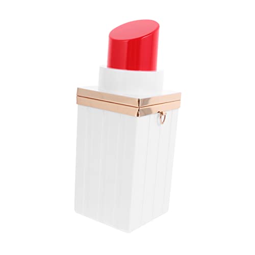 BESPORTBLE 1Stück Clutch Bag Lipstick Shaped Acrylic Small Shoulder Chain Purse for Evening Out for Storing Cosmetics and Essentials Present for Women BESPORTBLE 1Stück Clutch Bag Lipstick Shaped Acrylic Small Shoulder Chain Purse for Evening Out for Storing Cosmetics and Essentials Present for Women von BESPORTBLE