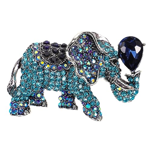BESPORTBLE Elefantenbrosche Mit Strass Kleidungsaccessoire Hübsche Brosche Mode Schmuck Für Anzüge Schals Und Hüte Foto-requisite Für Partys Und Feiern von BESPORTBLE