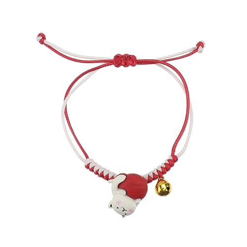 BESPORTBLE 1Stück Entzückendes Katzen Armband Strickmaterial Schlichtes Design Für Damen Perfektes Für Katzenliebhaber Farben Glöckchens Variieren von BESPORTBLE