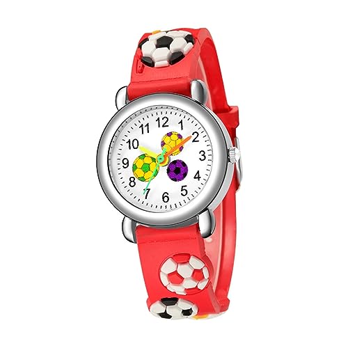 BESPORTBLE Kinder Armbanduhr für Mädchen und Jungen mit Cartoon Muster Verstellbare Studentenuhr Kunststoffband Uhr für Schule und Freizeit von BESPORTBLE