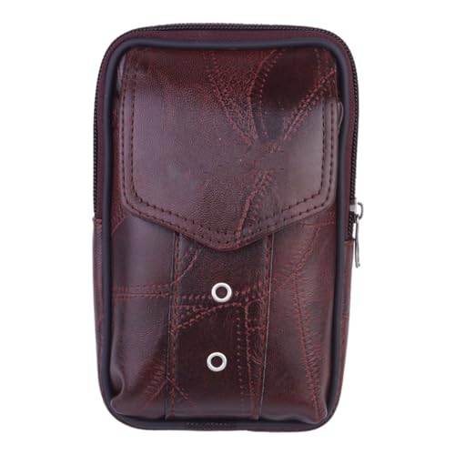 BESPORTBLE Herren Geldbörse Vertikale Hüfttasche mit Gürtelschlaufe 6,3 Zoll Handytasche für Männer Praktische Clutch für Büro und Alltag von BESPORTBLE