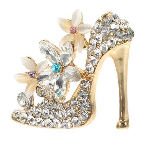BESPORTBLE 1Stück High Heel Design Legierungsbrosche Trendige Stilvolle Brustnadel Für Damen Als Modisches Accessoire von BESPORTBLE