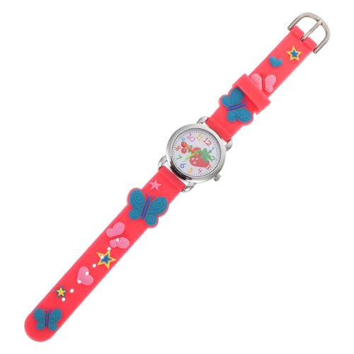 BESPORTBLE Digitale Mädchen Armbanduhr Junge Mädchen Schöne Uhr Lässige Kinderuhr Entzückende Mädchenarmbanduhr Schmetterling Fruchtmuster Leuchtende Farben von BESPORTBLE
