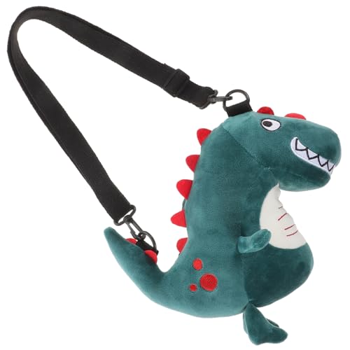 BESPORTBLE Dinosaurier Geldbörse Für Kinder Plüsch Kleiner Brieftasche Mit Reißverschluss Kreative Cartoon Münztasche Süßes Reiseaccessoire Für Mädchen Und Jungen Hautfreundliches von BESPORTBLE
