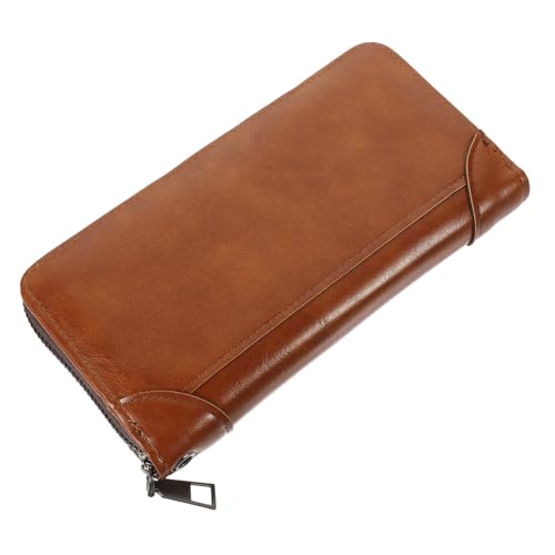 BESPORTBLE Lange Herren-geldbörse Aus Pu Mit Reißverschluss Kartenhalter Geldbeutel Groß Kapazität Für Männer Handtasche Geldbörse von BESPORTBLE