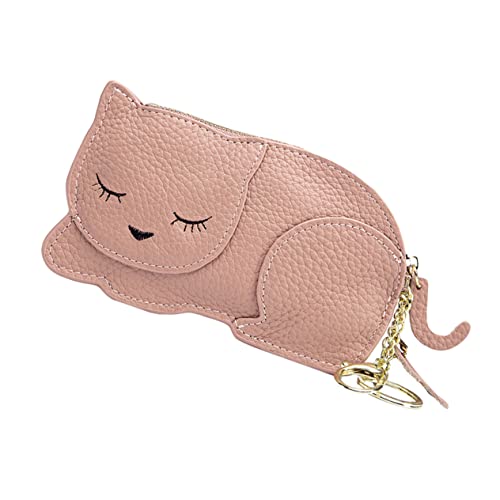 BESPORTBLE 1Stück Mini Geldbörse Katzenmotiv Chic Münzbeutel Münzen Geldscheine Karten Kompakte Leichte Aufbewahrung Für Damen Herren von BESPORTBLE