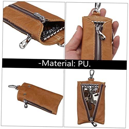 BESPORTBLE Auto Schlüsseltasche Münzbörse Mit Reißverschluss Münztasche Autoschlüsselhalter Für Autoschlüssel Wechseltasche Schlüsselanhänger Geldbörse Schlüsselhülle von BESPORTBLE