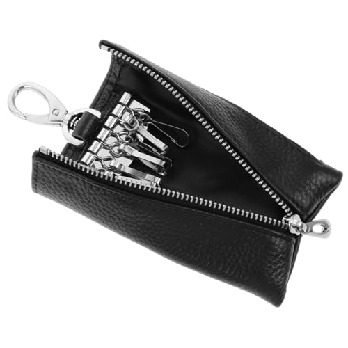 BESPORTBLE Brieftasche Autoschlüssel Mit Reißverschluss Münztasche Schlüsseletui Mehrzweck Tasche Keychain Für Männer Und Frauen von BESPORTBLE