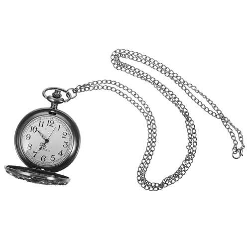 BESPORTBLE 1Stück Retro Taschenuhr Antike Hängende Uhr Mit Filigranem Design Und Quarzwerk Große Taschenuhr Mit Kette Für Sammler Und Liebhaber Von Vintage Uhren von BESPORTBLE