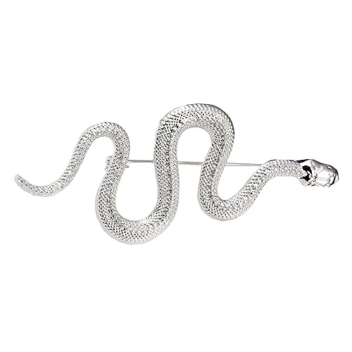 BESPORTBLE 1Stück Snake Form Brosche Brustnadel Für Damen Herren Stilvolle Kleidung Dekoration Als Anstecker Für Jacken Anzüge von BESPORTBLE