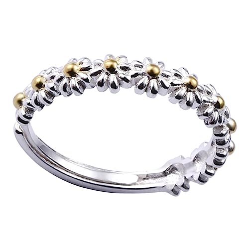 BESPORTBLE 1Stück Stilvoller Gänseblümchenring Für Damen Verstellbarer Modischer Ring Mit Niedlichem Design Outfits von BESPORTBLE
