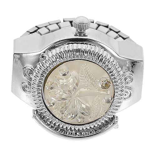 BESPORTBLE Fingeruhr Ring Uhr für Damen Rosa Kleiner Quarz Uhr Zinklegierung Exquisites und Kreatives Design für Freizeit und Besondere Anlässe BESPORTBLE Fingeruhr Ring Uhr für Damen Rosa Kleiner Quarz Uhr Zinklegierung Exquisites und Kreatives Design für Freizeit und Besondere Anlässe von BESPORTBLE