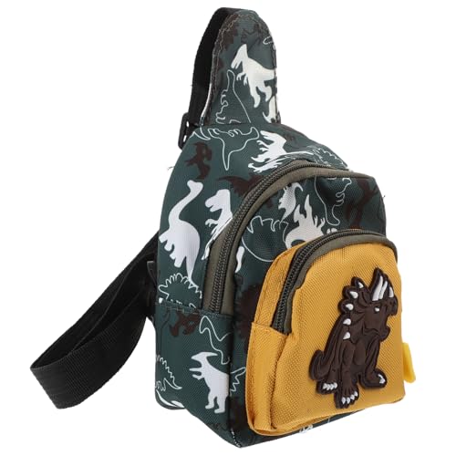 BESPORTBLE Tasche Für Junge Mädchen Dinosaurier Brusttasche Hüfttasche Schultertasche Umhängetasche Aus Strapazierfähigem Material Mit Cartoon-Dinosaurier-mustern von BESPORTBLE