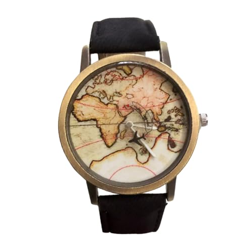 BESPORTBLE Canvas Uhr Mit Kartenmuster Einstellbare Armbanduhr Für Damen Und Herren Stilvolle Strapazierfähige Und Vielseitige Uhr Schwarz BESPORTBLE Canvas Uhr Mit Kartenmuster Einstellbare Armbanduhr Für Damen Und Herren Stilvolle Strapazierfähige Und Vielseitige Uhr Schwarz von BESPORTBLE