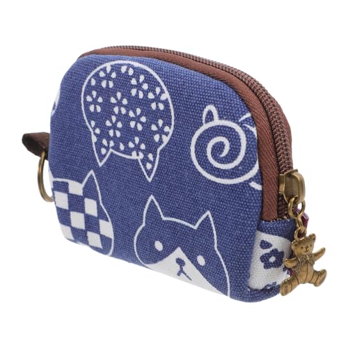 BESPORTBLE Retro Münzbörse Für Damen Multifunktionale Speichertasche Im Japanischen Stil Lustiges Design Für Lippenstift Geld Schlüssel Handgemachte Langlebige Beuteltasche Für Reisen von BESPORTBLE