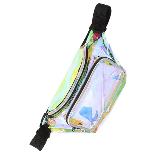 BESPORTBLE 1Stück wasserdichte Bauchtasche Für Damen Taillentasche PU Mit Feinem Handwerk Für Strand Reisen Einkaufen Stilvolles Design Transparent von BESPORTBLE