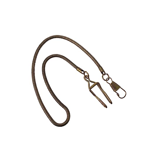 BESPORTBLE 1stück Vintage Taschenuhr Kette Karabinerhaken Robuste Metallkette Für Taschenuhren Schlüssel Und Geldbörsen Retro Accessoire Für Formelle Und Outfits von BESPORTBLE