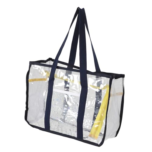 BESPORTBLE 1stücke Wasserdichter Transparenter Reise-strandbeutel Große Kapazität Tragbar Für Damen Und Herren Für Outdoor-aktivitäten Schwimmen Und Reisen PVC-organisator von BESPORTBLE