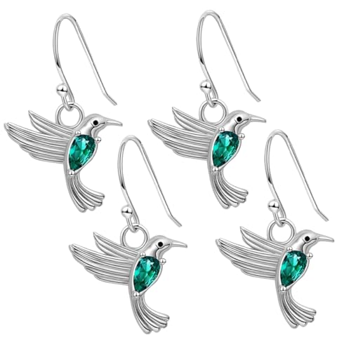 BESPORTBLE 2 Paar Ohrringe Mit Fliegendem – Stilvolle Vogelohrringe Funkelnder Grüner Zirkonia Schmuck Für Den Alltag Für Mutter Und Tochter BESPORTBLE 2 Paar Ohrringe Mit Fliegendem – Stilvolle Vogelohrringe Funkelnder Grüner Zirkonia Schmuck Für Den Alltag Für Mutter Und Tochter von BESPORTBLE
