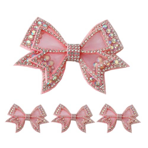 BESPORTBLE 2 Paar Schuhclips mit Strass-Schleifen – abnehmbare Schuhschnallen-Dekorationen mit Schleife zum Selbermachen – High Heels-Accessoires für Hochzeiten, Partys und Damen und Mädchen von BESPORTBLE