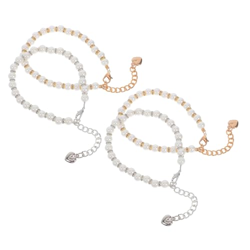 BESPORTBLE 2paare Schuhriemen Mit Kunstperlen Für Absätze Knöchelriemen Gegen Abrutschen High-heel-schuhbänder Aus Elastischem Material Abnehmbare Schuhgürtelbänder Für Frauen Und von BESPORTBLE