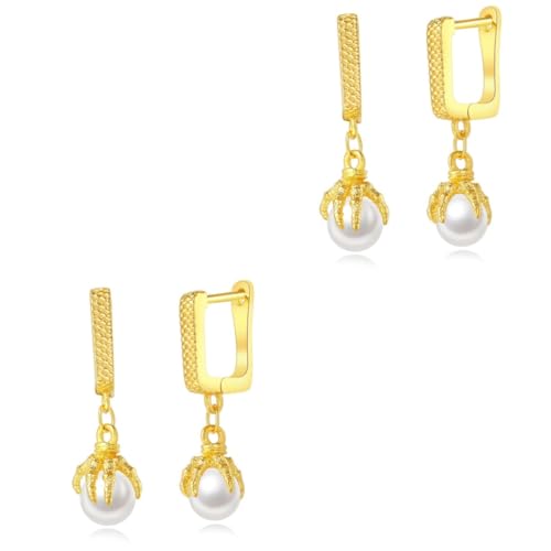 BESPORTBLE 2 Paare Minimalistische Herren Ohrstecker mit Perle und Drachenkrallen Design Leichtes Stylisches Schmuckstück für Männer Modisch und Vielseitig für Alltag und Besondere Anlässe von BESPORTBLE