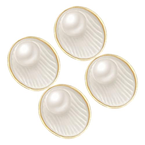 BESPORTBLE 2 Paare Ohrstecker Damen Geometrische Runde Ohrhänger mit Künstlichen Perlen Elegant Leicht und Sicher für Alltag und von BESPORTBLE