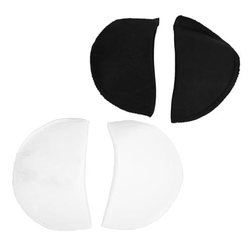 BESPORTBLE 2 Paare Schulterpolster Wiederverwendbar Rutschfest für Damen Blazer Anzüge Komfortabel Gepolstert Abnehmbar Geeignet für Niedrige und Geschwungene Schultern Waschbar Unsichtbar von BESPORTBLE