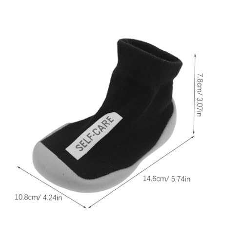 BESPORTBLE 2 Paare Sockenschuhe mit Rutschfester Sohle Atmungsaktive Weiche Erstlaufschuhe für Jungen und Mädchen Leichte Neugeborenen Hausschuhe von BESPORTBLE