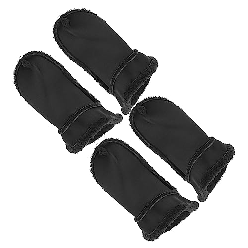 BESPORTBLE 2 Paare Winter Clogs Einlegesohlen Plüschgefüttert Wärmend Abnehmbar Waschbar Für Damen Hausschuhe Pantoffeln Schwarz von BESPORTBLE