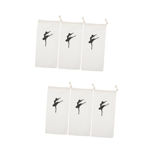 BESPORTBLE 2 Sätze Aufbewahrungstasche Für Spitze Schuhe Tanztasche Ballettschuhe Ballettschuhtasche Balletttasche Tanzschuhtasche Schuhregal Mädchen Sportschuhe 6 Stücke * 2 von BESPORTBLE