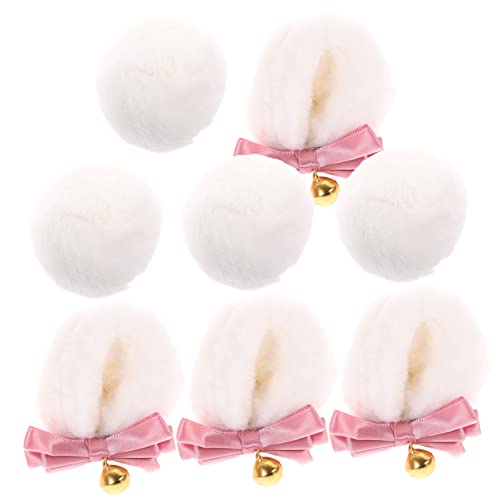 BESPORTBLE 2 Sätze Bärenohr-haarclip-set Ohren Die Mädchen Kostüm Erwachsene Für Haarschmuck Cosplay-zubehör Lolita-accessoires Schmuck-haarspangen Bärenohrhaarklammern Zubehör Tragen Stoff von BESPORTBLE