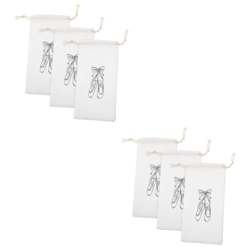 BESPORTBLE 2 Sätze Ballettschuh Aufbewahrungstasche Tanzschuhtasche Tanzschuhtasche 3 Teilig Line Dance Balletttasche Schuhe Für Mädchen Tanztasche Mädchenschuhtasche 3 Stück * 2 von BESPORTBLE