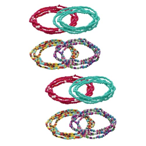 BESPORTBLE 2 Sätze Bauchperlenkette Für Damen Teiliges Handgemachte Taillenkette Für Bikinis Strandmode Sommerkleider Nachtclub Outfits Einen Strahlenden Auftritt 4 Stücke * 2 von BESPORTBLE