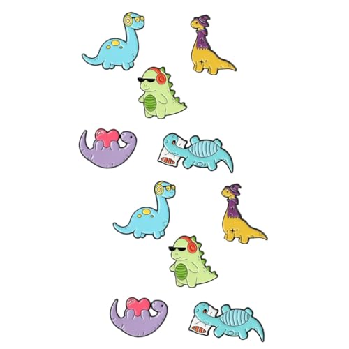 BESPORTBLE 2 Sätze Broschen Lustige Cartoon Anstecknadeln Für Kleidung Hüte Taschen Kreative Accessoires Für Erwachsene 5 Stücke * 2 von BESPORTBLE